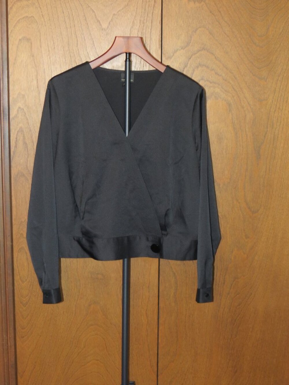 Worthington Size Large Long Sleeve Wrap Blouse Exc Condition